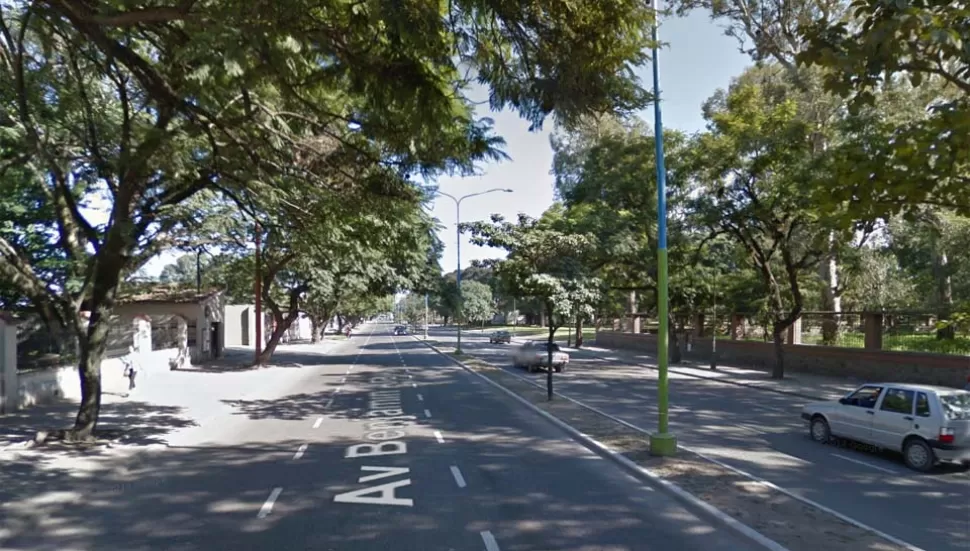 AVENIDA BENJAMÍN ARÁOZ AL 700. FOTO TOMADA DE GOOGLE STREET VIEW