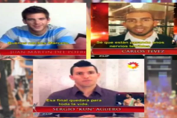 Bailando 2014: Del Potro, Tevez y Agüero desearon suerte a los finalistas