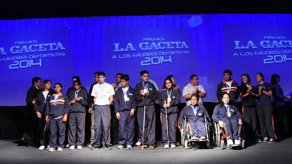 JUEGOS NACIONALES EVITA. LA GACETA distinguió a los atletas con capacidades diferentes que ganaron medallas de oro. (FOTO LA GACETA ANALÍA JARAMILLO)