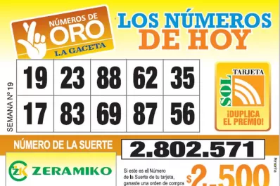 Los Números de Oro de LA GACETA