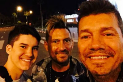 Marcelo Tinelli llegó a Marruecos para alentar a San Lorenzo