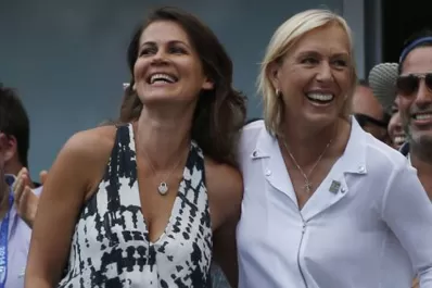 Martina Navratilova dio el sí: se casó con una ex modelo rusa de 42 años