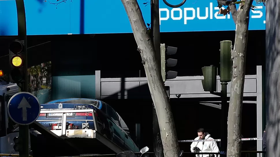 DECISION ALOCADA. Un portavoz del partido atribuyó el atentado a una persona desequilibrada. REUTERS