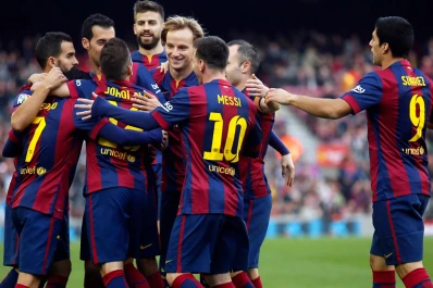 Messi marcó un doblete en la goleada de Barcelona ante Córdoba