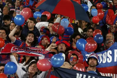 El estadio de Marrakech se pintó de azulgrana