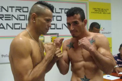 En un combate duro, El Hachero Santana perdió