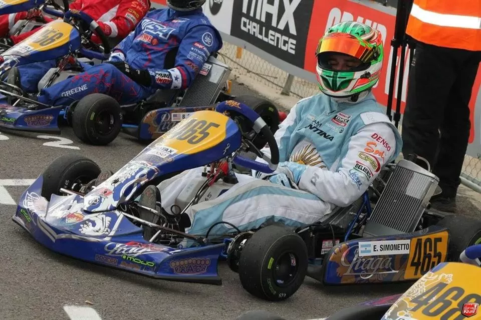 INTERNACIONAL. Esteban Simonetto, uno de los que viajó al Mundial Rotax. foto del facebook de esteban simonetto 