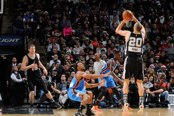Manu cumplió 1.000 partidos con San Antonio Spurs