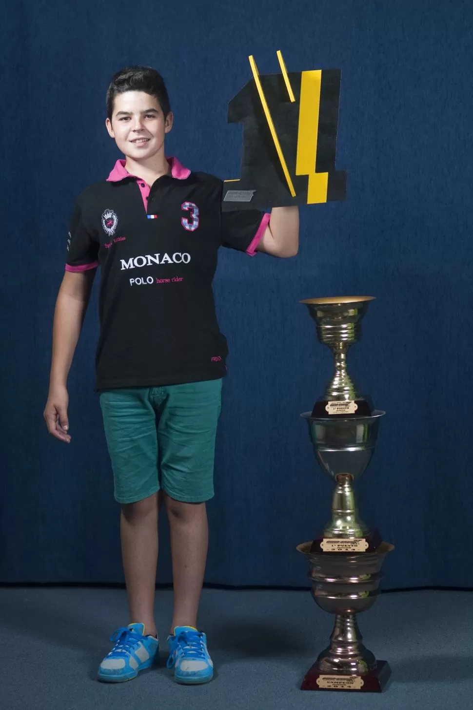 SALTO MÁXIMO. Nicolás Crespo logró muy buenos resultados esta temporada. la gaceta / Foto de Diego Aráoz