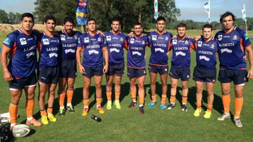 HAY EQUIPO. El equipo de seven tucumano de rugby avanza en Punta del Este. (FOTO DE TWITTER @7PUNTA)