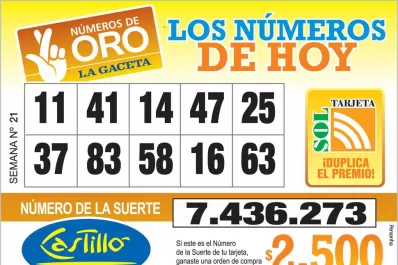 Los Números de Oro de LA GACETA