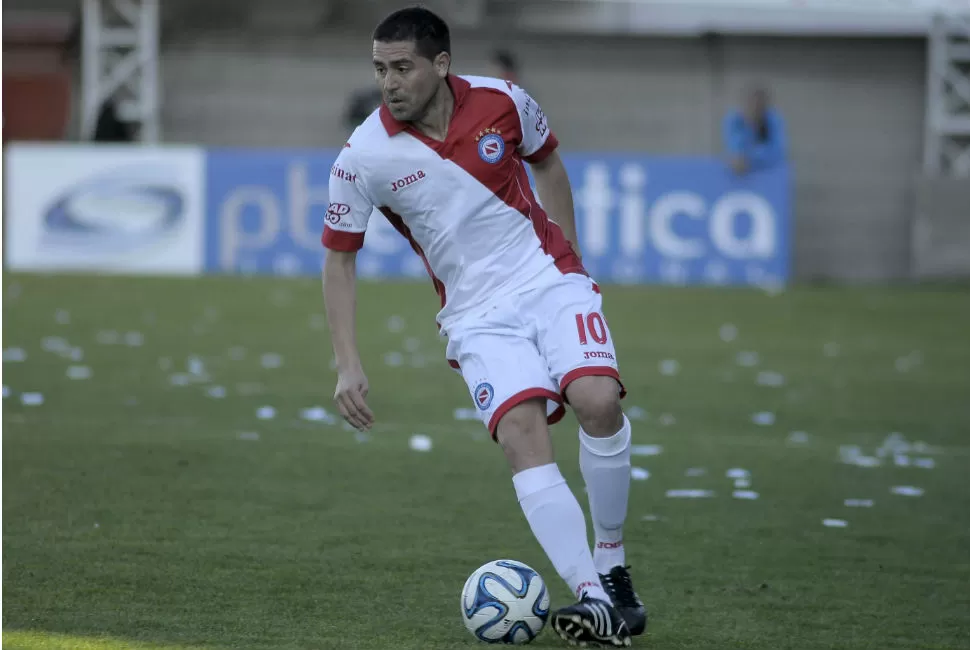 DIJO NO. Riquelme ascendió con Argentinos y después confirmó que no seguirá en el Bichito. FOTO TOMADA DE DEPORTESTERRA.COM