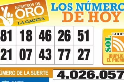 Los Números de Oro de LA GACETA