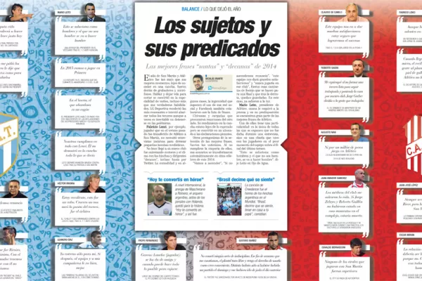 Los sujetos y sus predicados