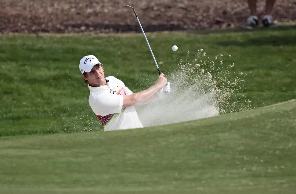 LA PRIMERA VEZ. Emiliano Grillo consiguió su primera victoria en el campo rentado en el Martindale Golf Club. En las próximas semanas, Europa lo espera otra vez. reuters (archivo)