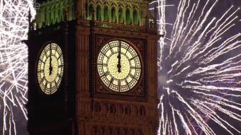 Así recibimos el 2015 en Londres ... imperdible !!!