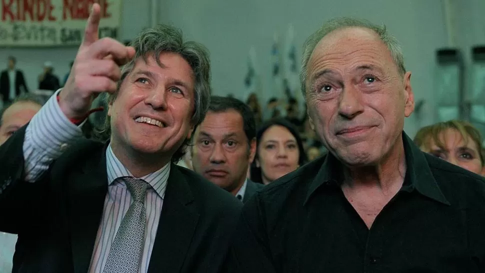 AMIGOS. Boudou y Zaffaroni compartieron varias reuniones. FOTO LA VOZ. 