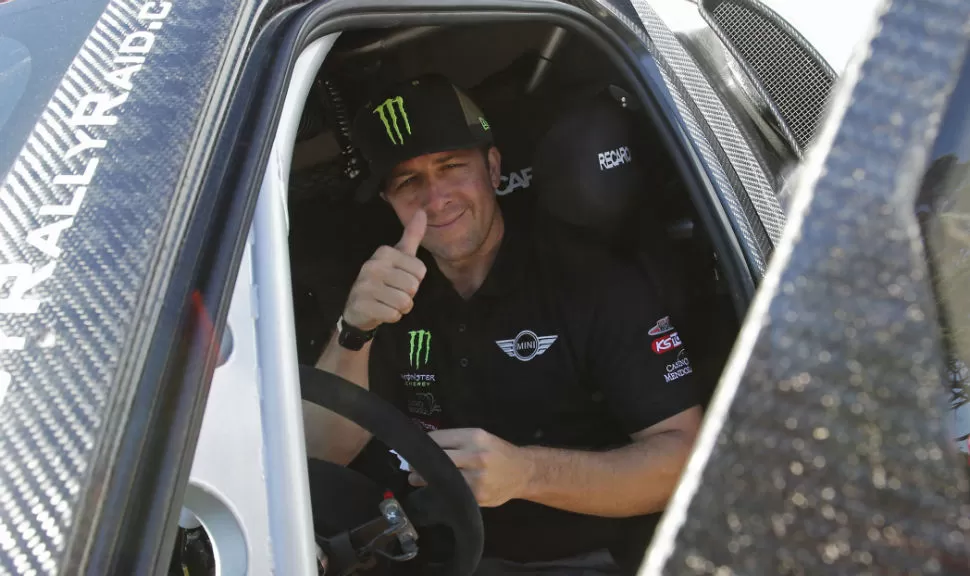 EL N° 1. Orly Terranova es el mandamás de la categoría coches, al cabo de la primera etapa del Dakar 2015. REUTERS