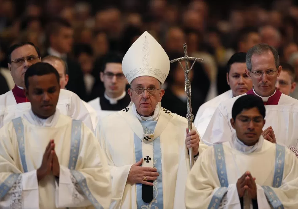 PREOCUPADO. El Papa advierte: “la naturaleza no perdona nunca”. reuters