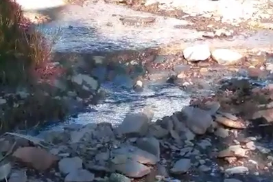 Un río corre por la calle Roca, de Tafí Viejo