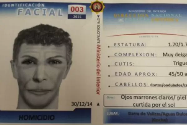 Difunden el identikit de un sospechoso por el crimen de Lola Chomnalez