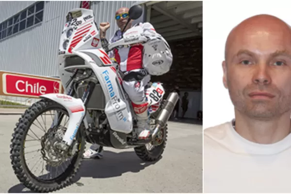 Falleció un motociclista polaco en la tercera etapa