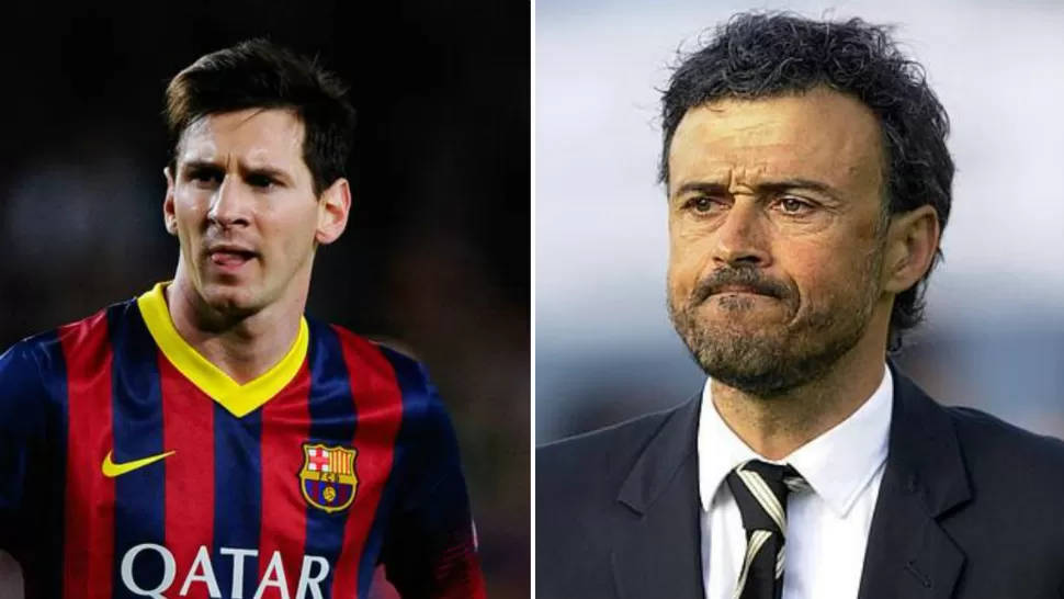 ENFRENTADOS. Marca tituló hoy Divorcio total entre Messi y Luis Enrique y agregó que Messi no fue por el enfado derivado de su suplencia en el partido del domingo en Anoeta. La excusa de gastroenteritis no se la creyó nadie.