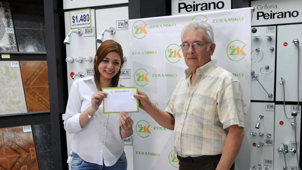 Compraron grifería en Zerámico  calzado en Sportman