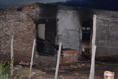 Incendiaron la casa de un presunto abusador de menores, en Añatuya
