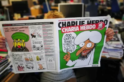 La web de 'Charlie Hebdo' dejó un mensaje a sus lectores