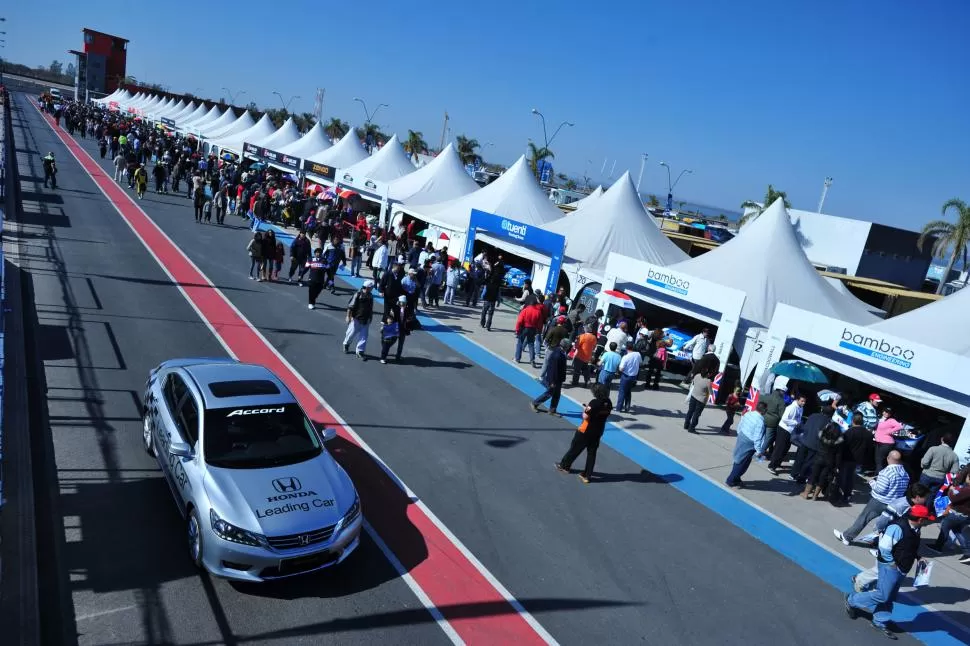 PREPARADO. La efervescencia que provocó el MotoGP regresará al autódromo de Las Termas con el campamento del Dakar, que recibirá a la caravana desde el mediodía del jueves, tras el paso por Tucumán. la gaceta / foto de diego aráoz (archivo)