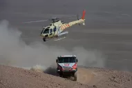 Loprais reapareció en una etapa negra para Nikolaev