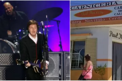 Paul McCartney, encantado con el homenaje de un carnicero argentino