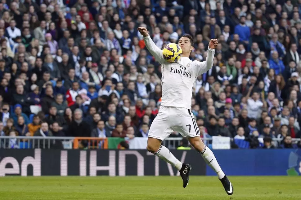 ESTA VEZ NO PUDO. Ronaldo necesitaba hacer un gol para igualar un récord. reuters