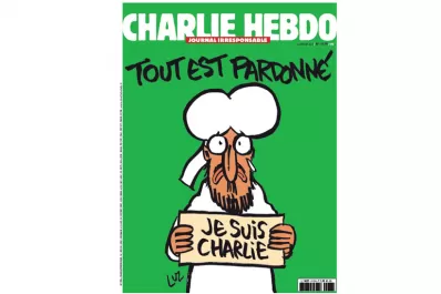 Todo está perdonado: Así será la próxima tapa de Charlie Hebdo
