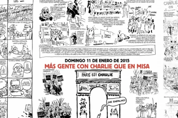 Difunden cómo será la pagina central de la edición especial de Charlie Hebdo