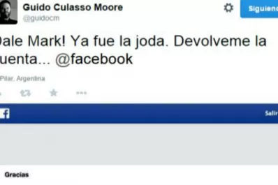 Facebook bloquea la cuenta de un argentino por su apellido
