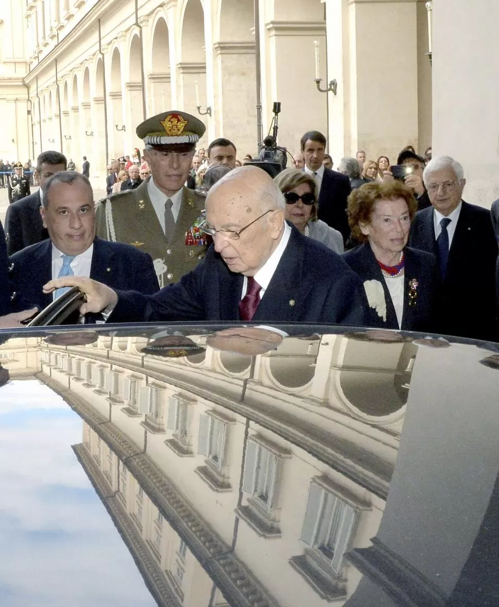 SE FUE. El mandatario saliente (89 años) estuvo en el poder casi nueve años. rEuters