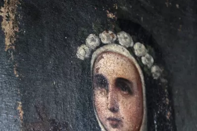 Objetos de arte sacro que  hacen palpable lo remoto