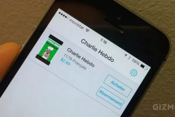 'Charlie Hebdo' llega a los smartphones