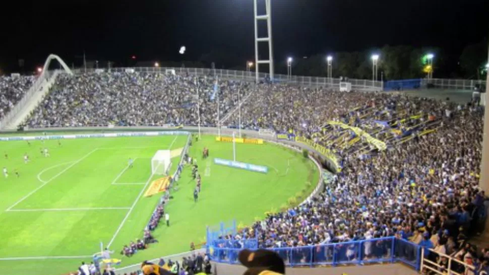 TODO LISTO. El estadio marplatense recibirá a Racing y Boca este sábado.