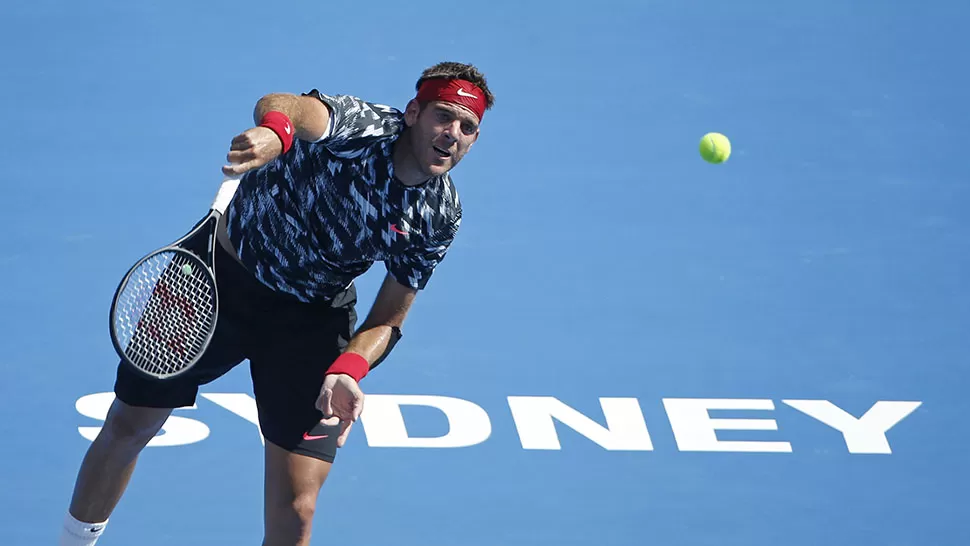 LARGA ESPERA. El año pasado Del Potro casi no pudo jugar. Volvió en Sidney. REUTERS