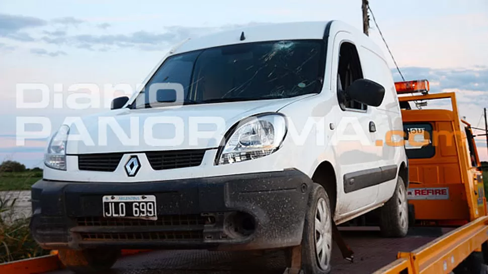 FURIA AL VOLANTE. De Pablo fue alojado en sede policial y la víctima, trasladada a la morgue judicial. FOTO DIARIOPANORAMA.COM