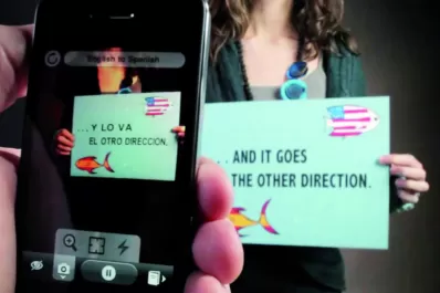 Ahora podés traducir textos en inglés usando la cámara de tu celular