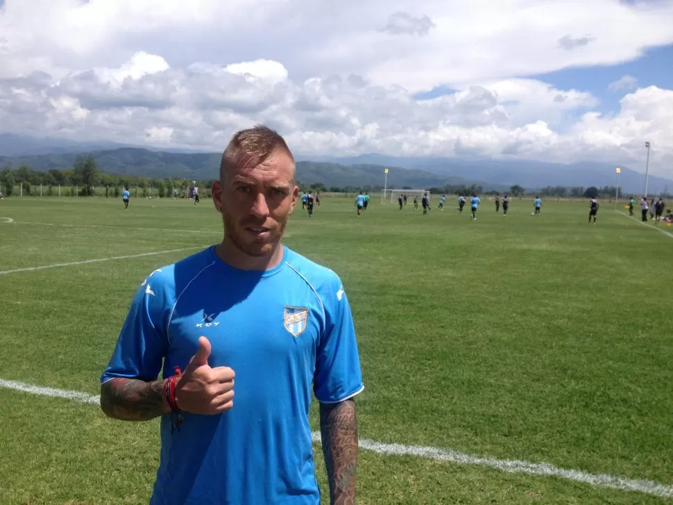 CONTENTO. Garnier, que será titular en el medio del “Decano” en el torneo, fue uno de los de mejor rendimiento en Salta.  	FOTO DE Sebastián Domínguez 