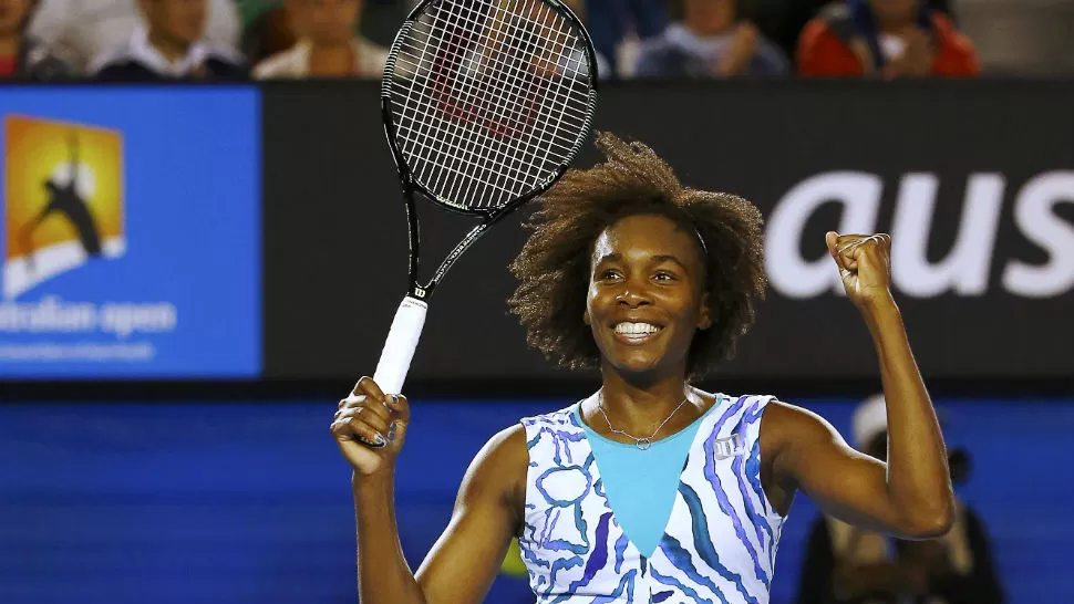 SOLO QUERÍA GANAR. La mayor de las Williams dio otro paso adelante en Australia.
FOTO DE REUTERS