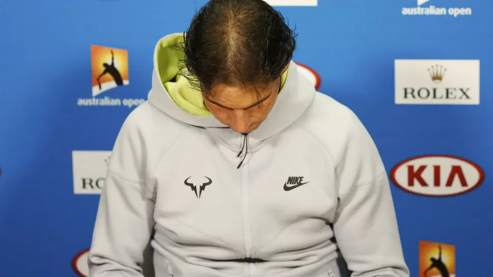 RESIGNACIÓN. Rafa Nadal no quiso hablar de su lesión y le dio todo el crédito a Berdych.
FOTO DE REUTERS