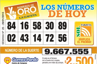 Los Números de Oro de LA GACETA