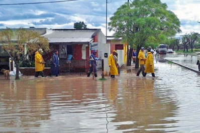 Varias localidades santiagueñas están amenazadas por la inundación