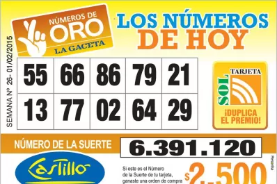 Los Números de Oro de LA GACETA